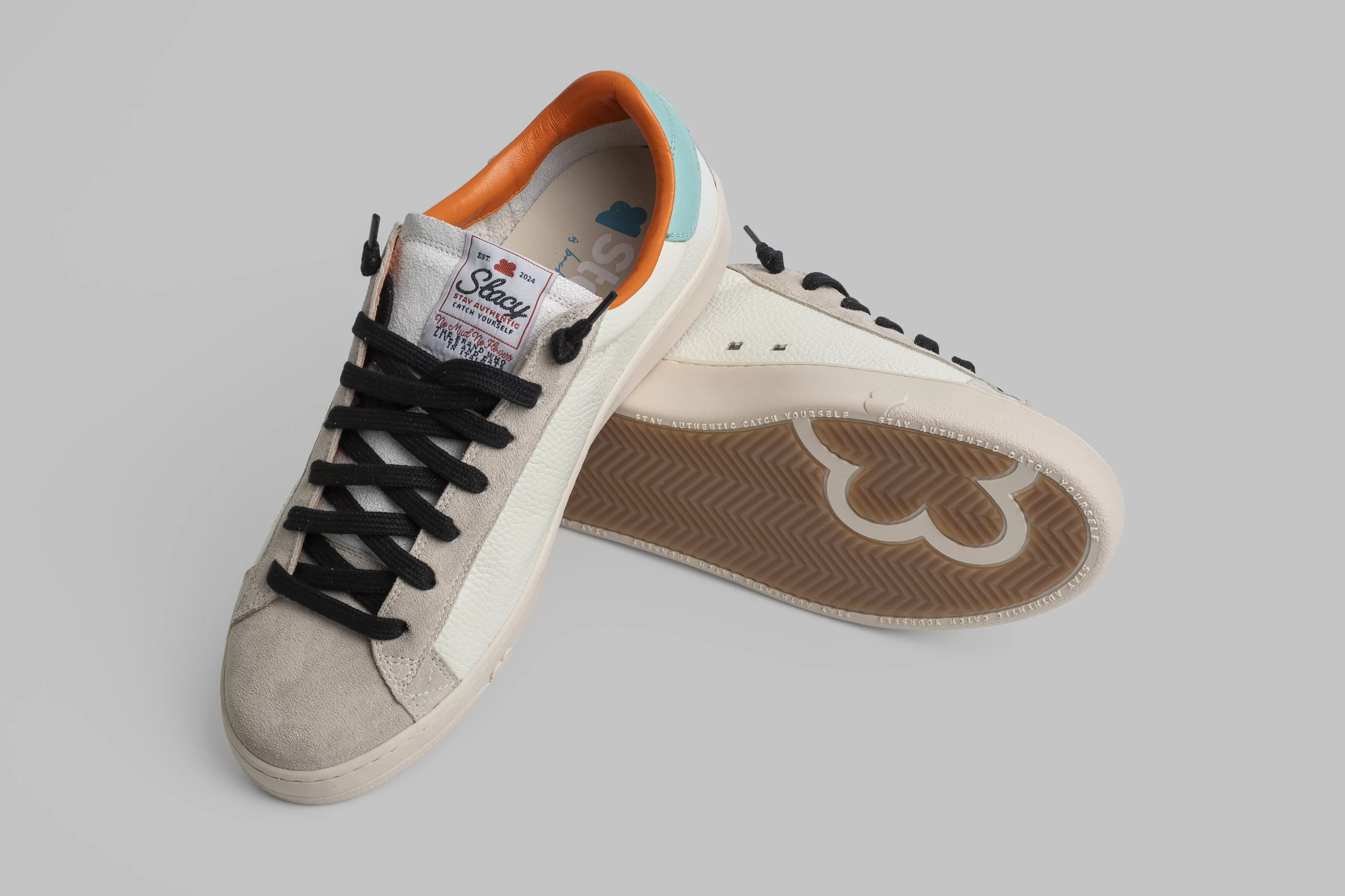 STACY ZAPATILLA STACY ROSE CREAM COLOR AZULON