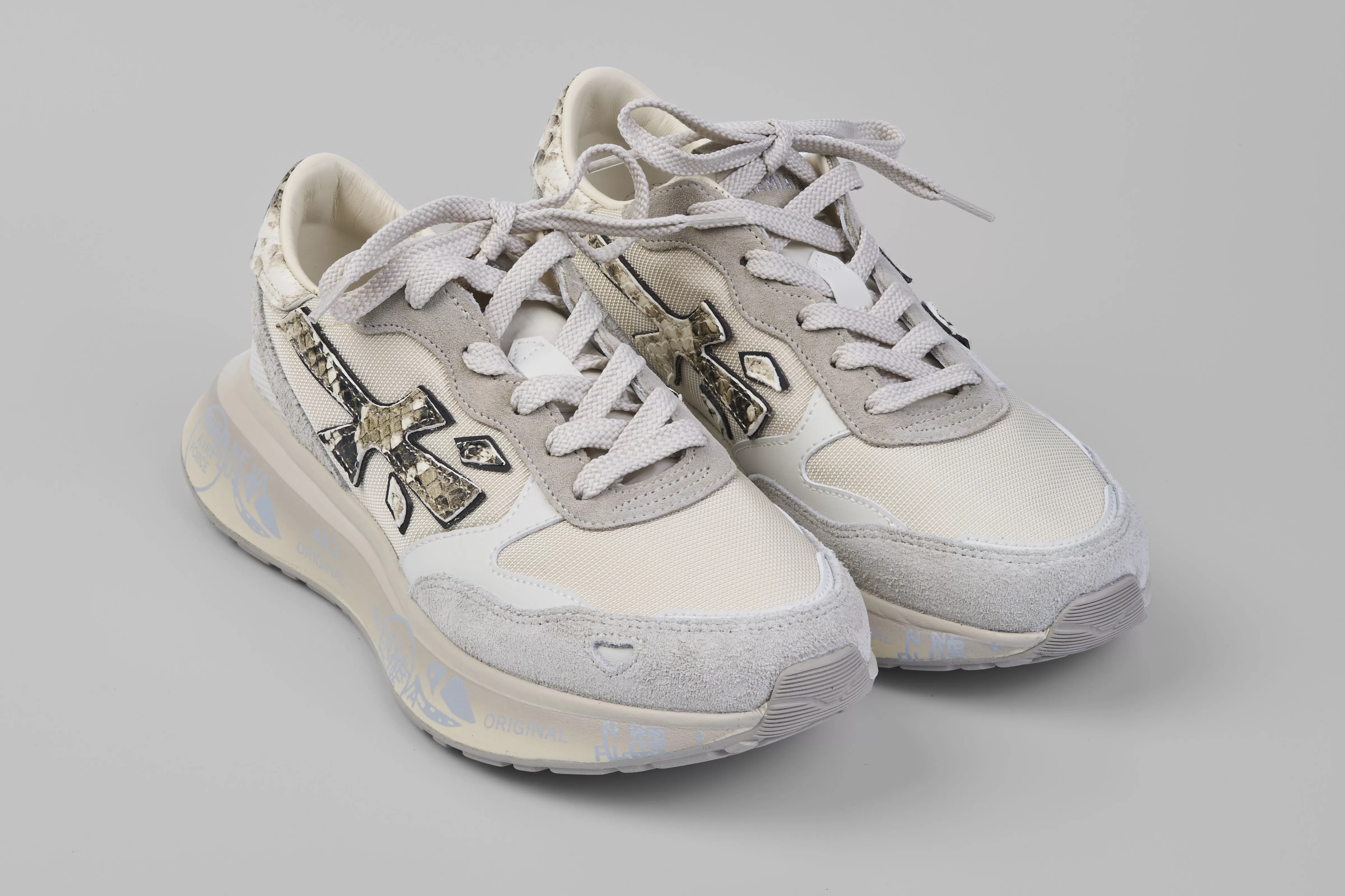 PREMIATA ZAPATILLA MUJER PREMIATA LAURYN 8183 COLOR CREMA