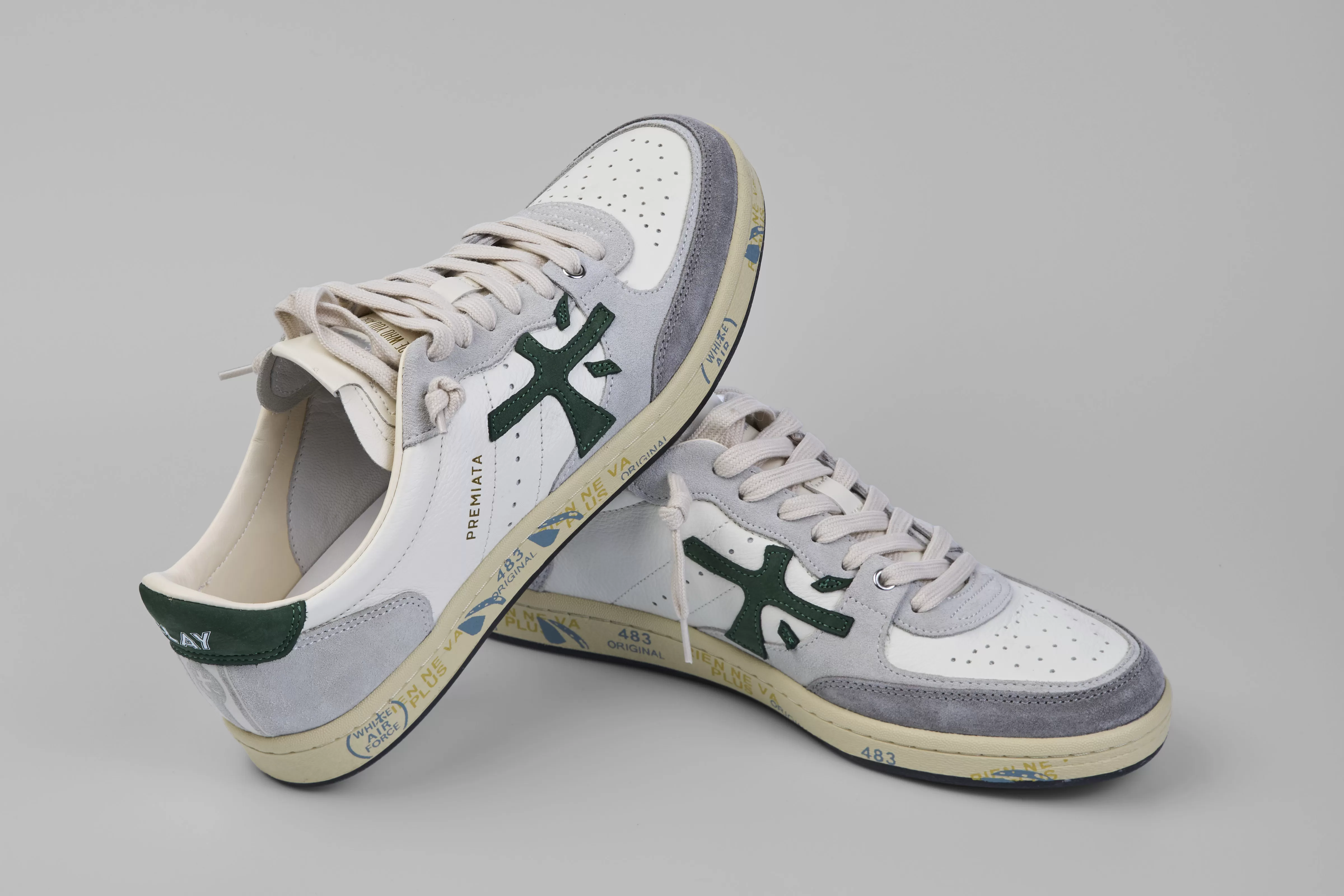 PREMIATA ZAPATILLA PREMIATA BSKCLAY 7623 COLOR VERDE